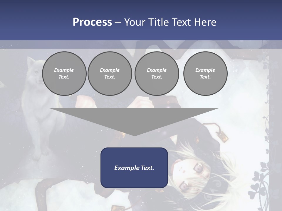 A Woman Laying On Top Of A Tree Next To A Cat PowerPoint Template