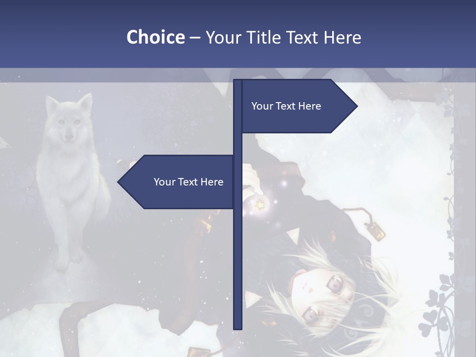 A Woman Laying On Top Of A Tree Next To A Cat PowerPoint Template