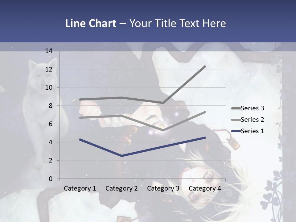 A Woman Laying On Top Of A Tree Next To A Cat PowerPoint Template