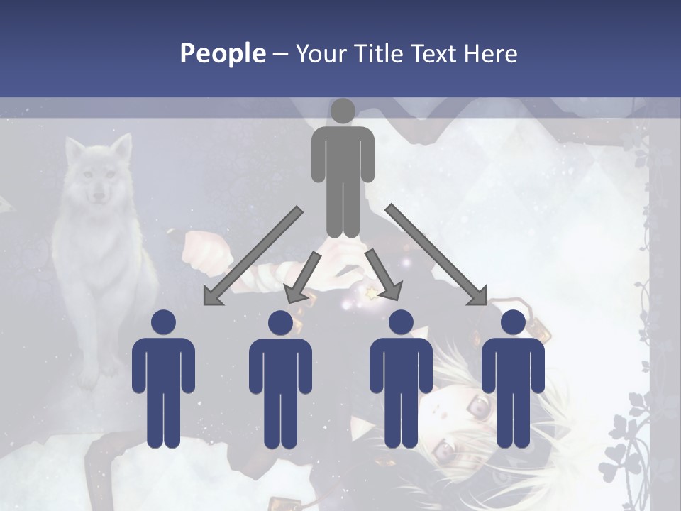 A Woman Laying On Top Of A Tree Next To A Cat PowerPoint Template