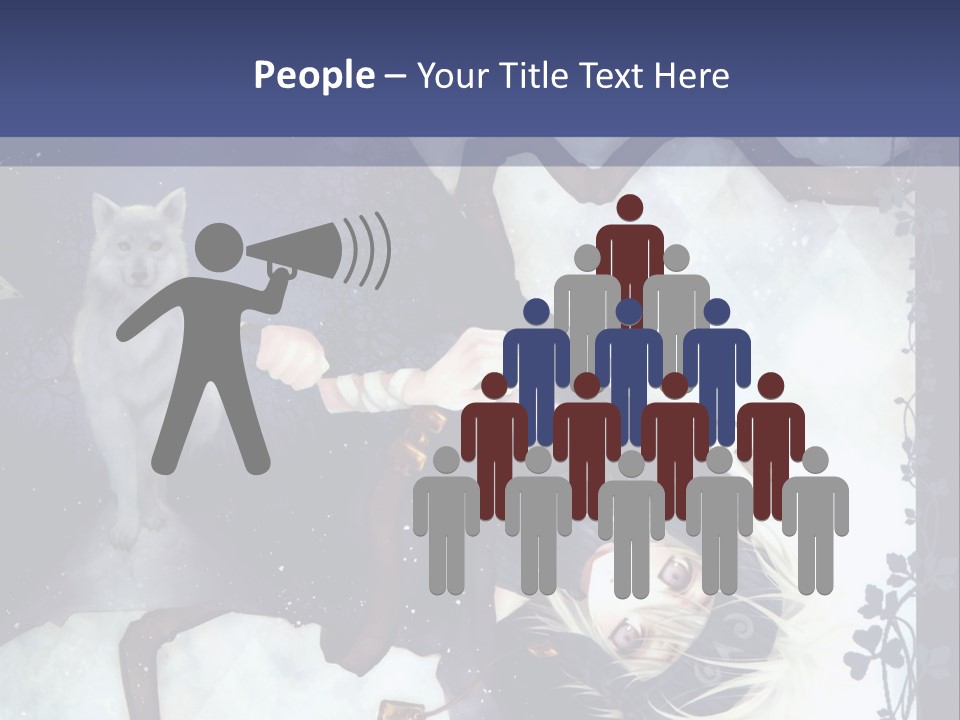 A Woman Laying On Top Of A Tree Next To A Cat PowerPoint Template