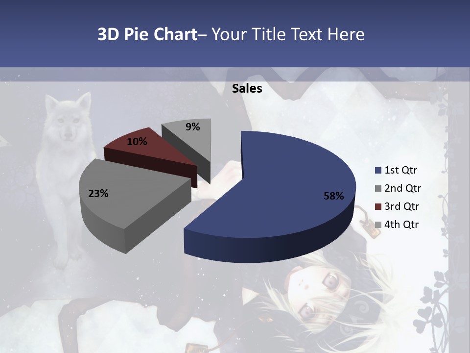 A Woman Laying On Top Of A Tree Next To A Cat PowerPoint Template