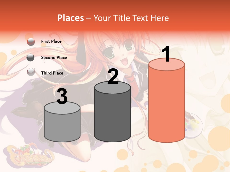 A Woman In A Black Suit Holding A Paintbrush PowerPoint Template