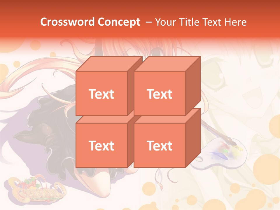 A Woman In A Black Suit Holding A Paintbrush PowerPoint Template