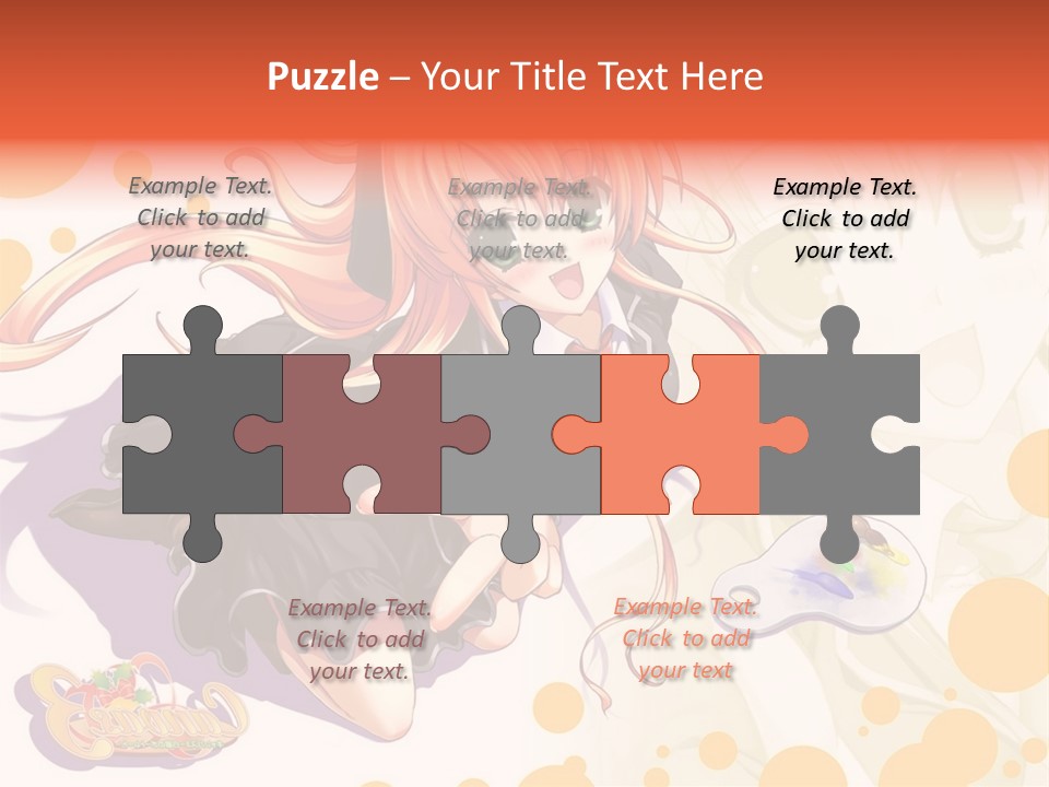 A Woman In A Black Suit Holding A Paintbrush PowerPoint Template