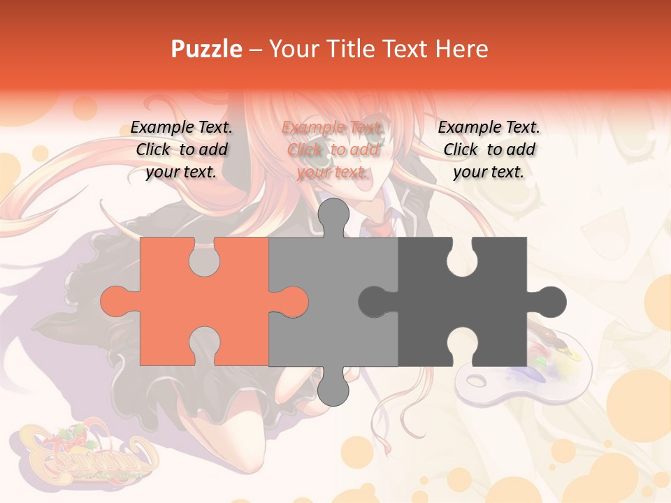 A Woman In A Black Suit Holding A Paintbrush PowerPoint Template