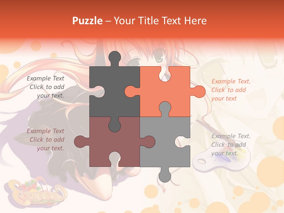 A Woman In A Black Suit Holding A Paintbrush PowerPoint Template