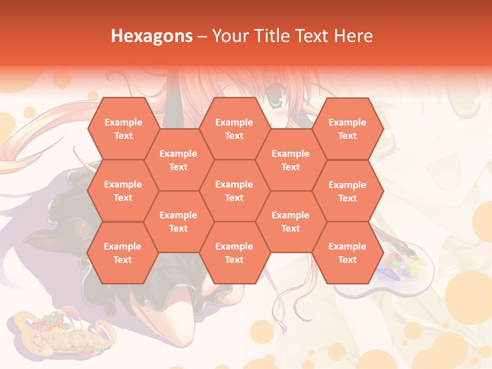 A Woman In A Black Suit Holding A Paintbrush PowerPoint Template