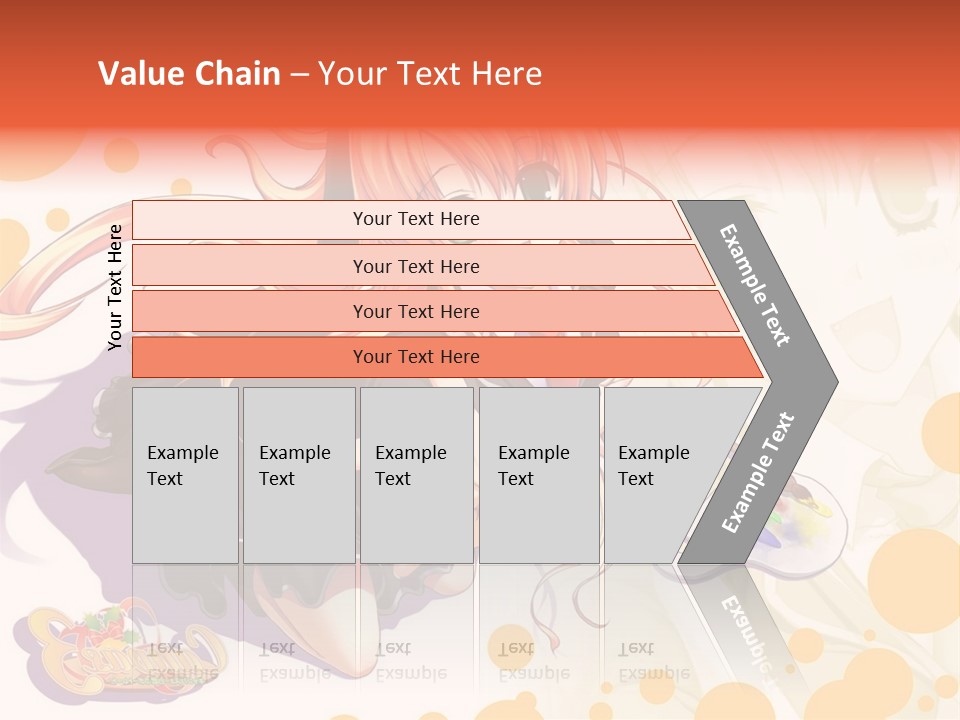 A Woman In A Black Suit Holding A Paintbrush PowerPoint Template