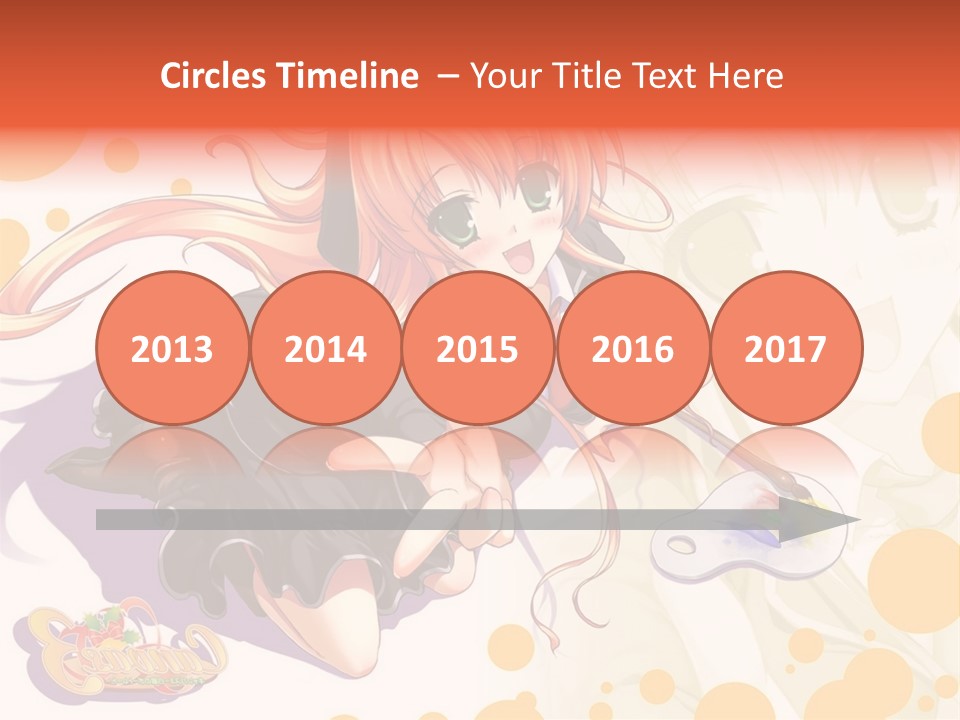 A Woman In A Black Suit Holding A Paintbrush PowerPoint Template