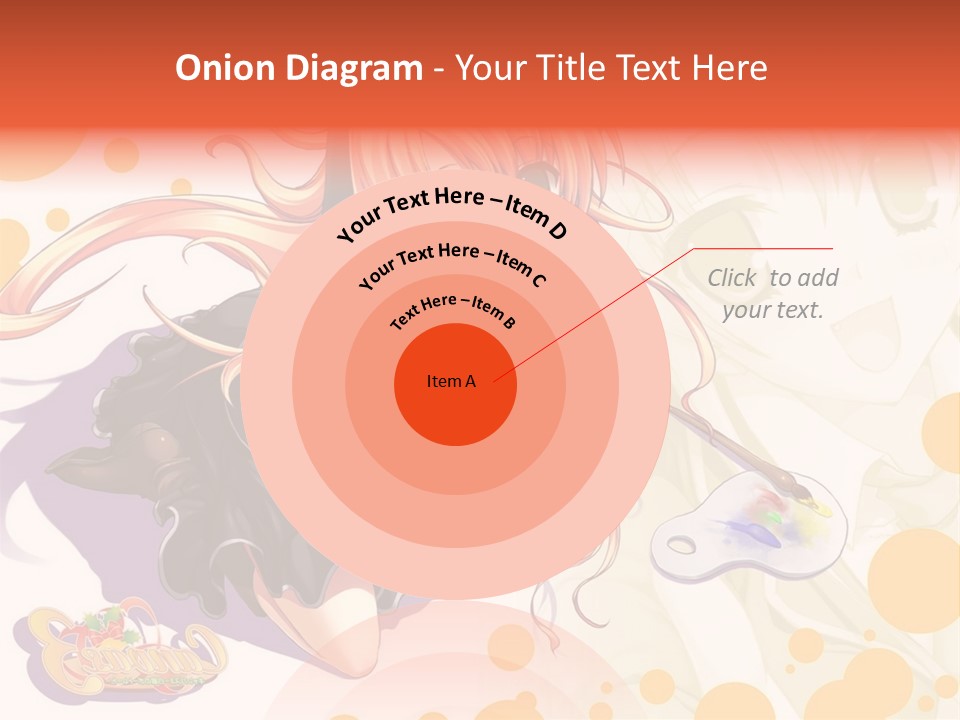 A Woman In A Black Suit Holding A Paintbrush PowerPoint Template