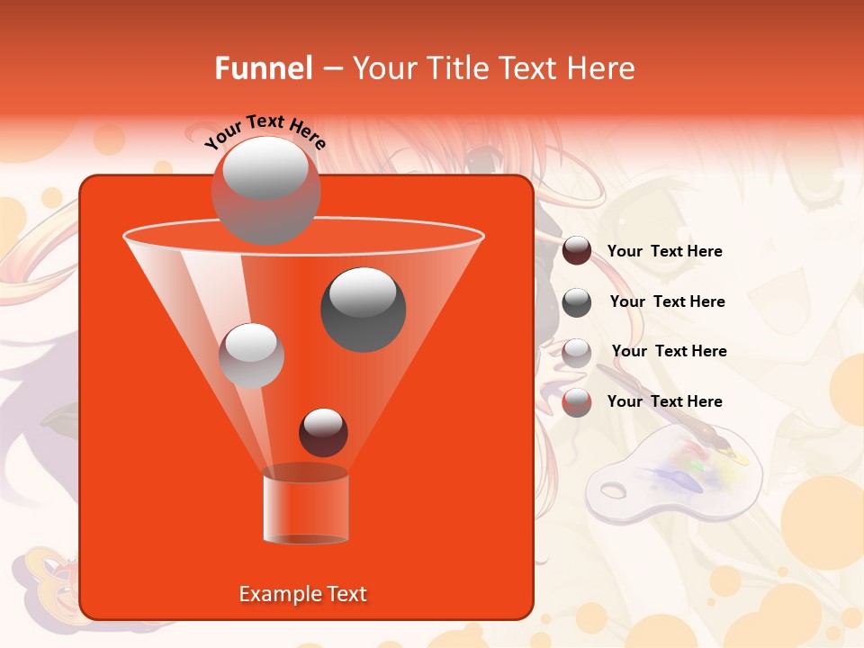 A Woman In A Black Suit Holding A Paintbrush PowerPoint Template