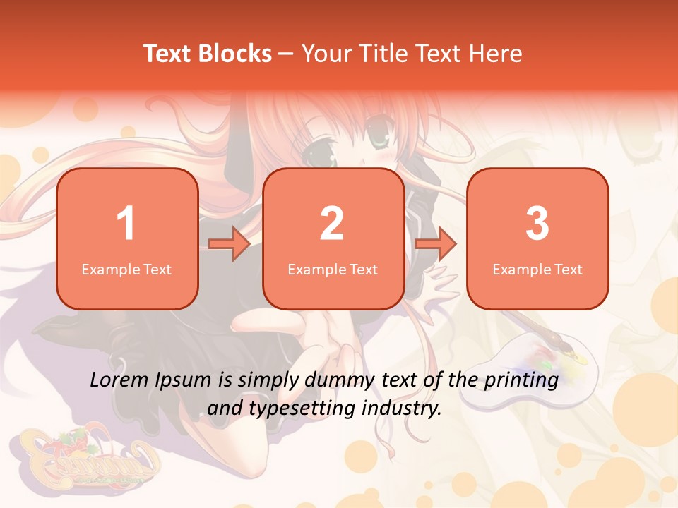 A Woman In A Black Suit Holding A Paintbrush PowerPoint Template