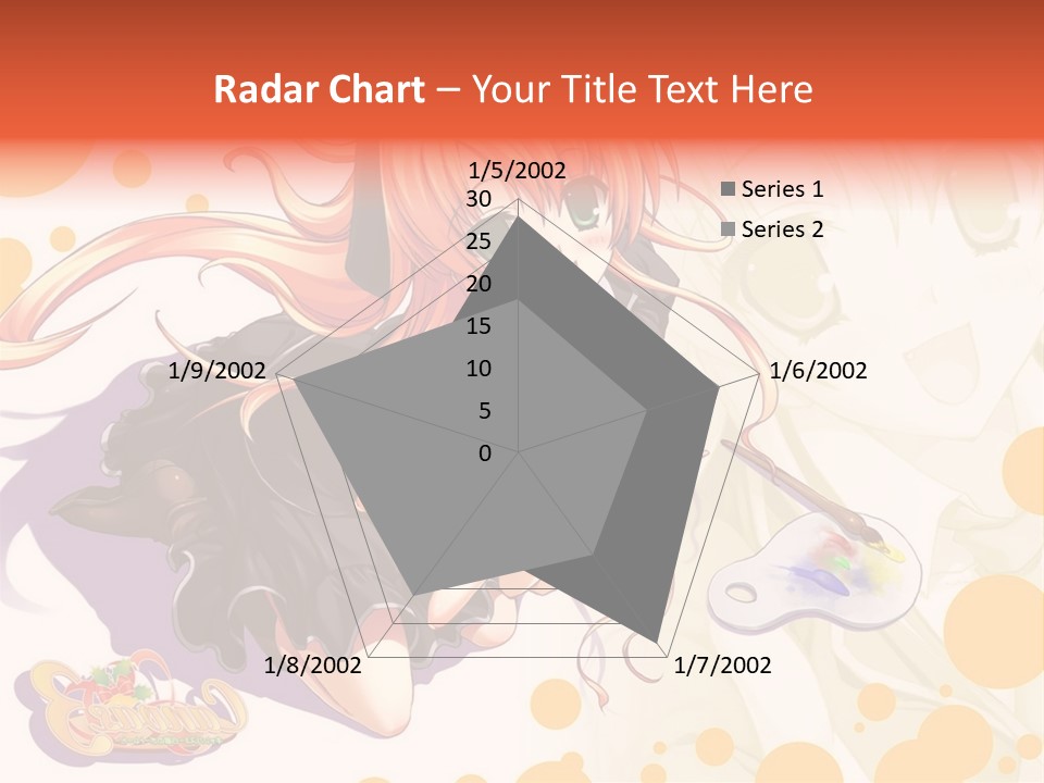 A Woman In A Black Suit Holding A Paintbrush PowerPoint Template