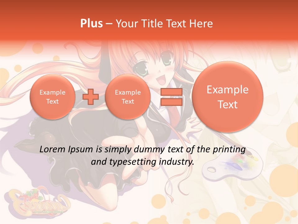 A Woman In A Black Suit Holding A Paintbrush PowerPoint Template