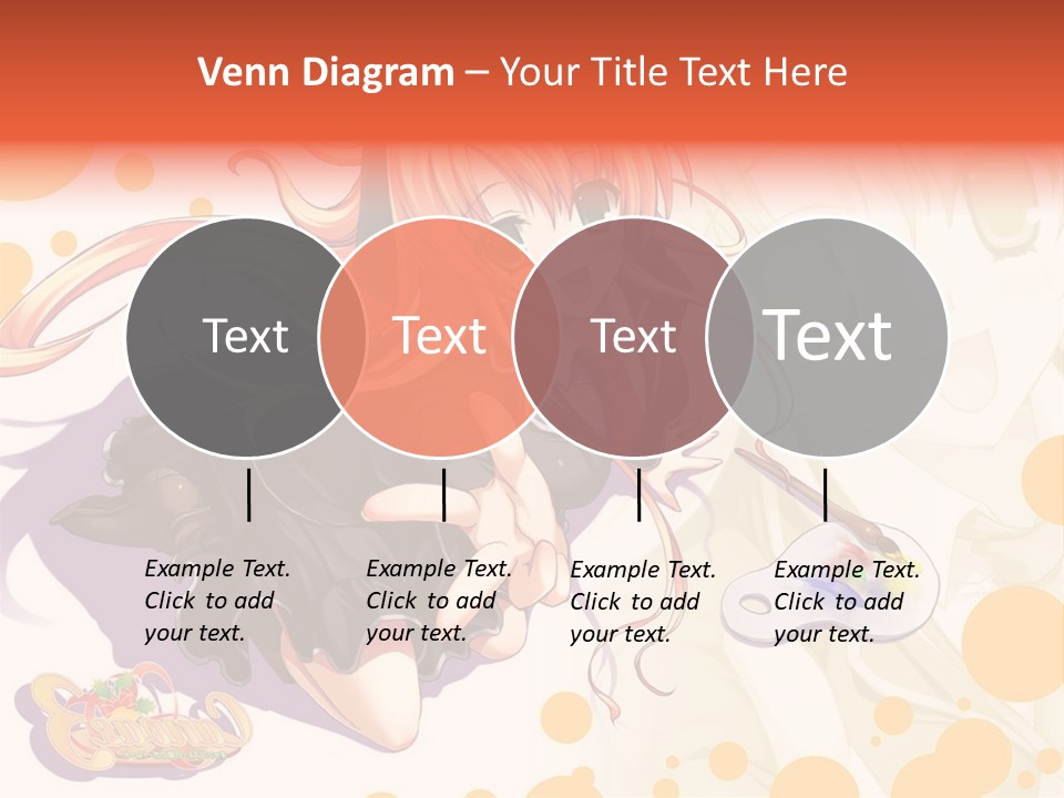 A Woman In A Black Suit Holding A Paintbrush PowerPoint Template