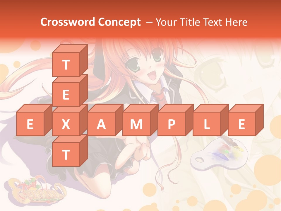 A Woman In A Black Suit Holding A Paintbrush PowerPoint Template