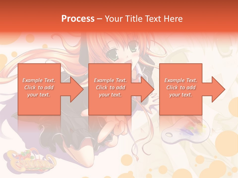 A Woman In A Black Suit Holding A Paintbrush PowerPoint Template