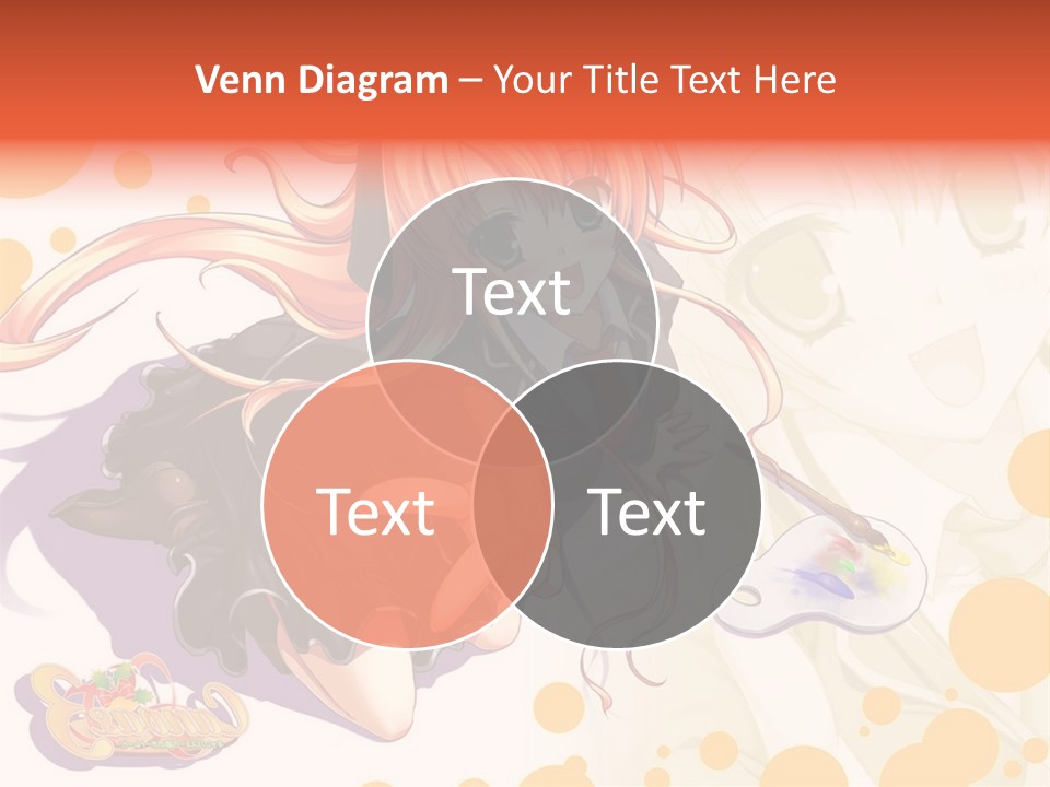 A Woman In A Black Suit Holding A Paintbrush PowerPoint Template