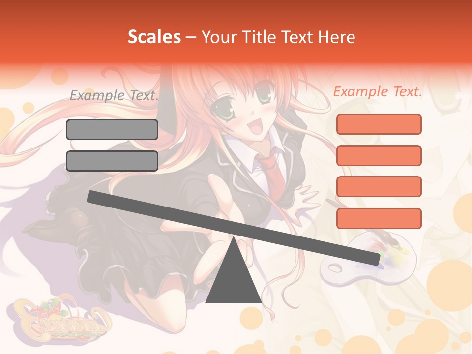 A Woman In A Black Suit Holding A Paintbrush PowerPoint Template