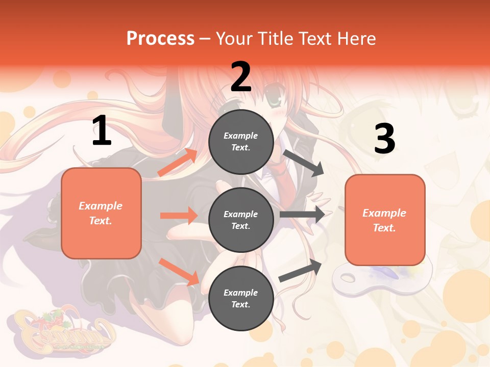 A Woman In A Black Suit Holding A Paintbrush PowerPoint Template