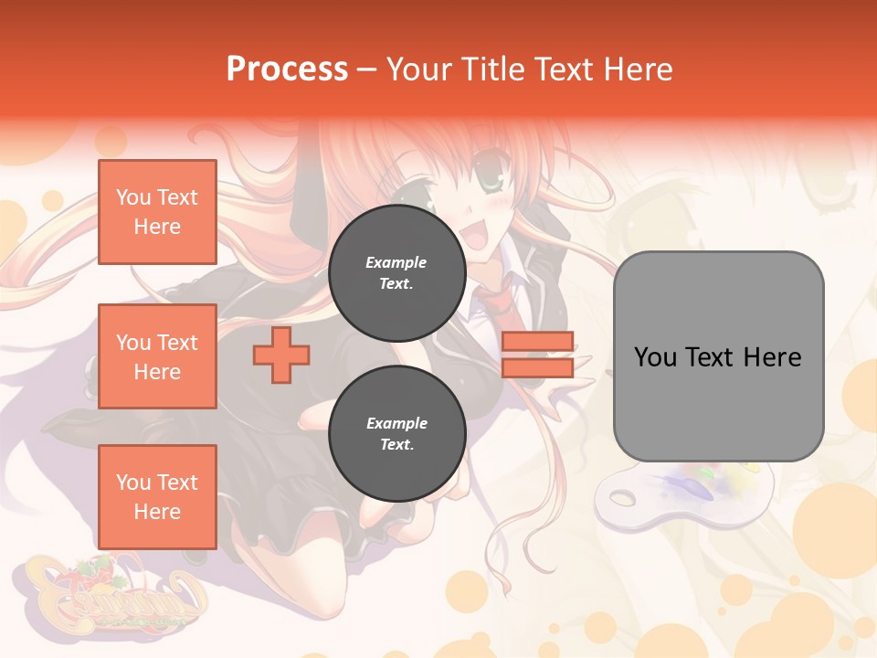 A Woman In A Black Suit Holding A Paintbrush PowerPoint Template