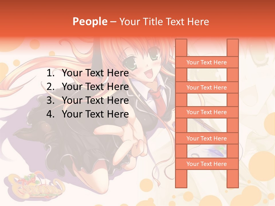 A Woman In A Black Suit Holding A Paintbrush PowerPoint Template