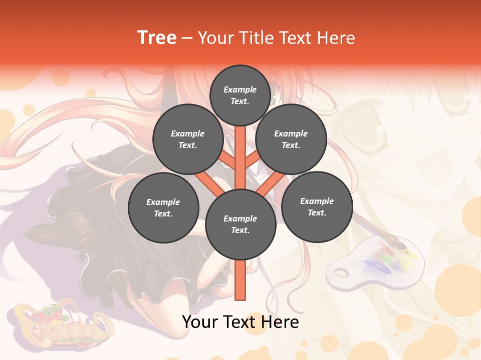 A Woman In A Black Suit Holding A Paintbrush PowerPoint Template