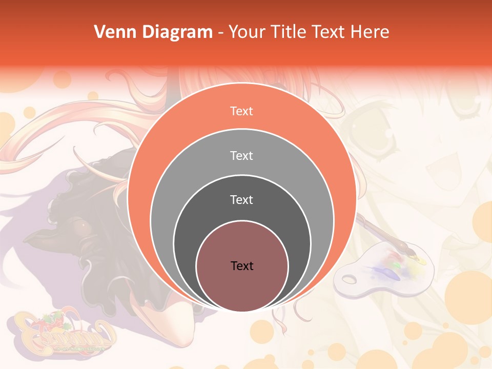 A Woman In A Black Suit Holding A Paintbrush PowerPoint Template