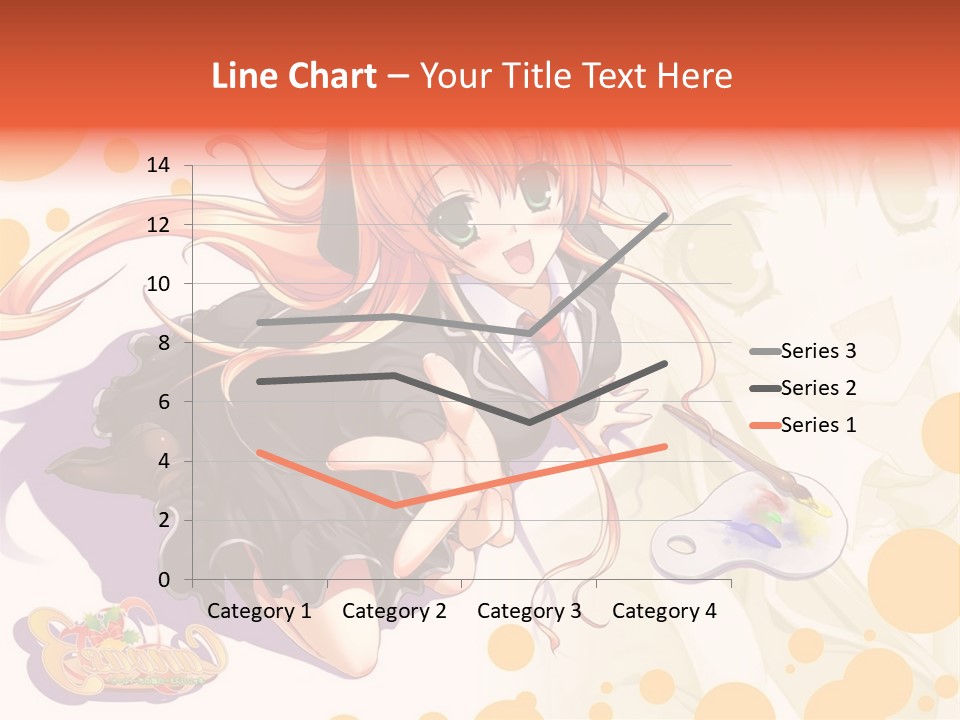 A Woman In A Black Suit Holding A Paintbrush PowerPoint Template