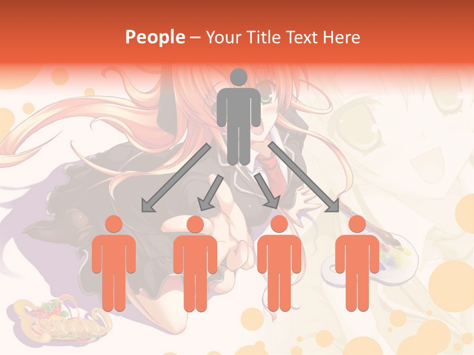 A Woman In A Black Suit Holding A Paintbrush PowerPoint Template