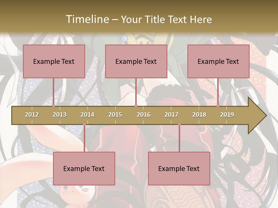 A Girl With A Rabbit On Her Lap Is Sitting In Front Of A Wall With PowerPoint Template