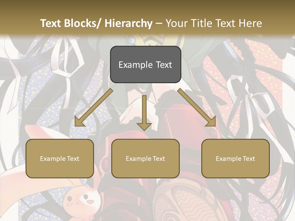 A Girl With A Rabbit On Her Lap Is Sitting In Front Of A Wall With PowerPoint Template