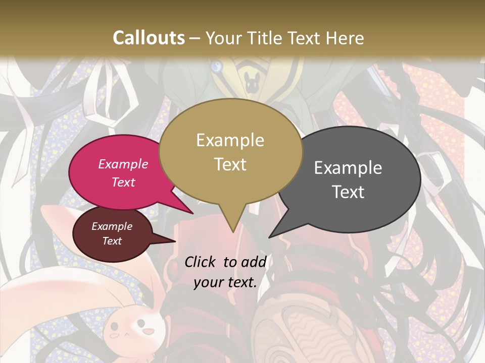 A Girl With A Rabbit On Her Lap Is Sitting In Front Of A Wall With PowerPoint Template