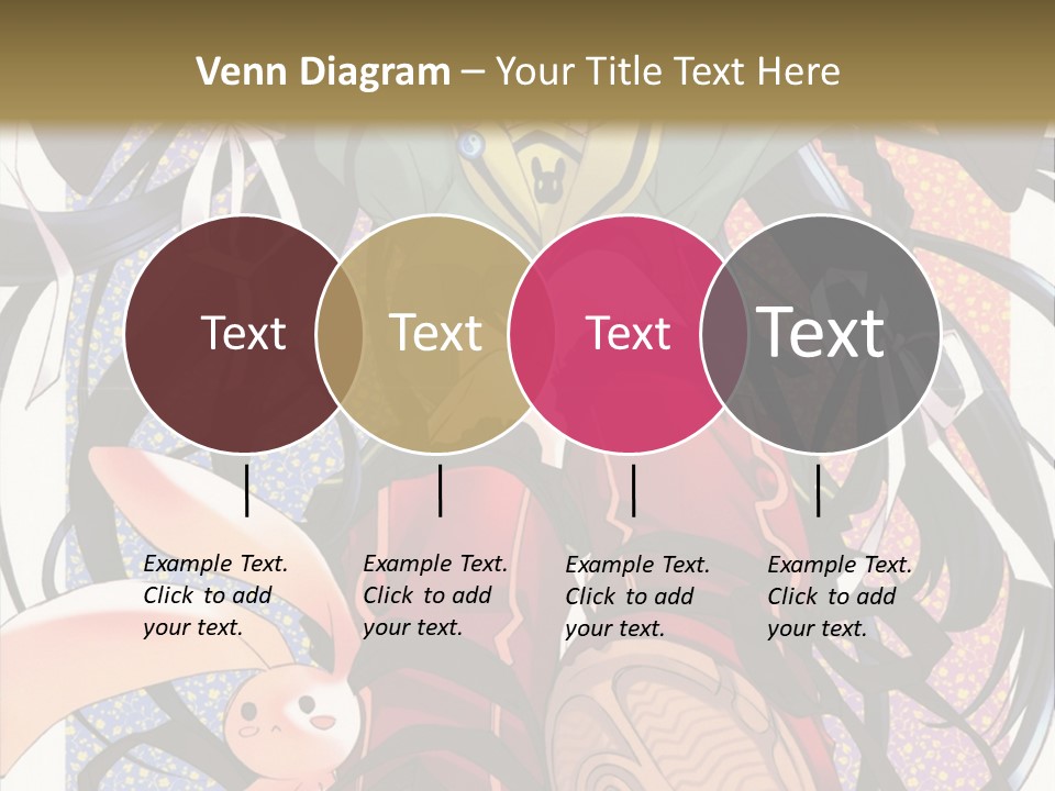 A Girl With A Rabbit On Her Lap Is Sitting In Front Of A Wall With PowerPoint Template