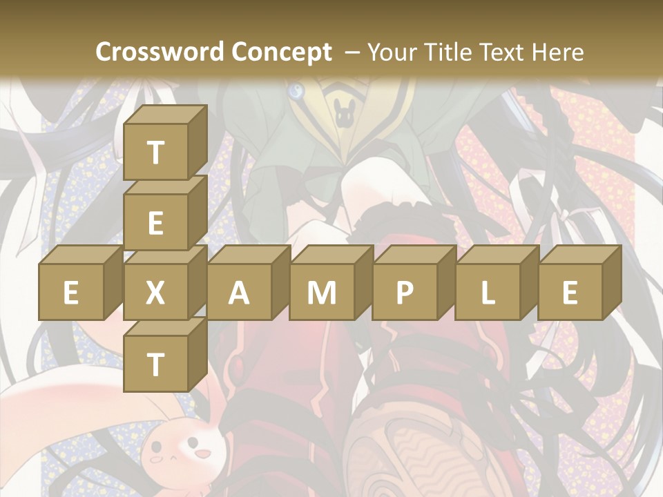 A Girl With A Rabbit On Her Lap Is Sitting In Front Of A Wall With PowerPoint Template