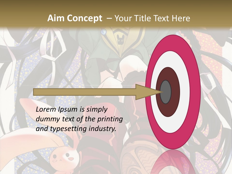 A Girl With A Rabbit On Her Lap Is Sitting In Front Of A Wall With PowerPoint Template