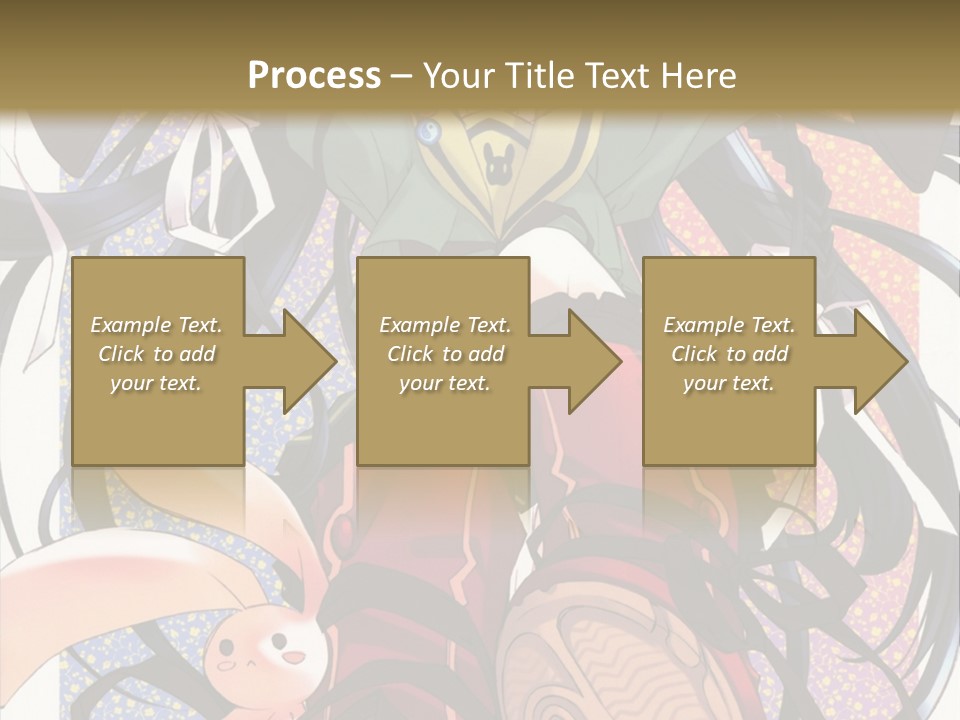 A Girl With A Rabbit On Her Lap Is Sitting In Front Of A Wall With PowerPoint Template