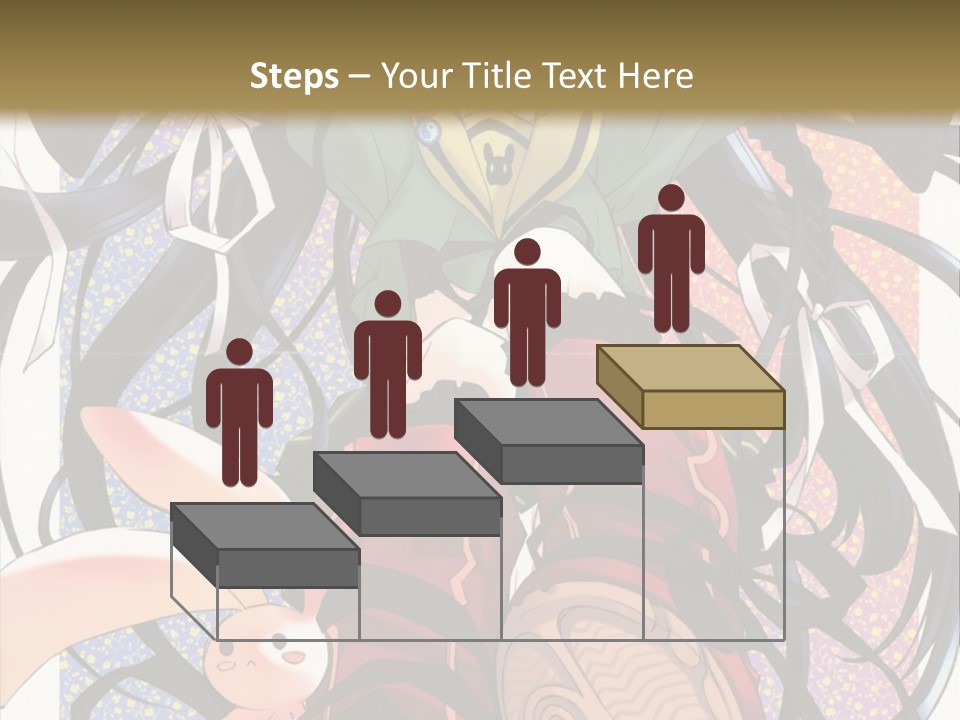 A Girl With A Rabbit On Her Lap Is Sitting In Front Of A Wall With PowerPoint Template