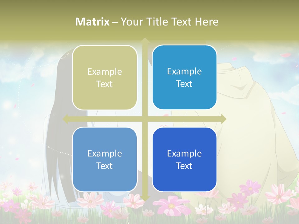 A Couple Of People Standing Next To Each Other PowerPoint Template