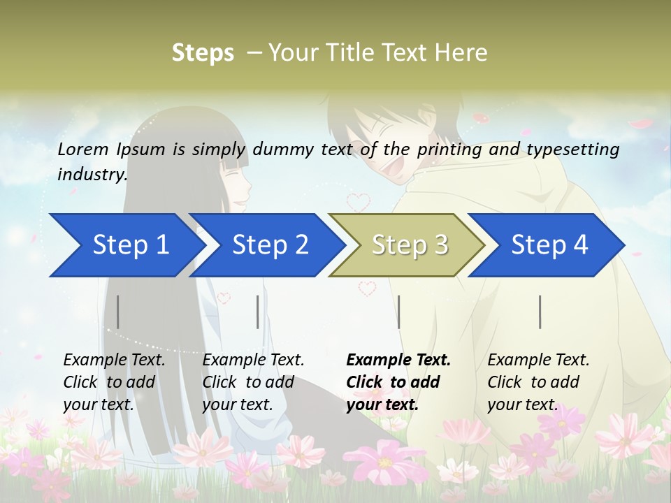 A Couple Of People Standing Next To Each Other PowerPoint Template