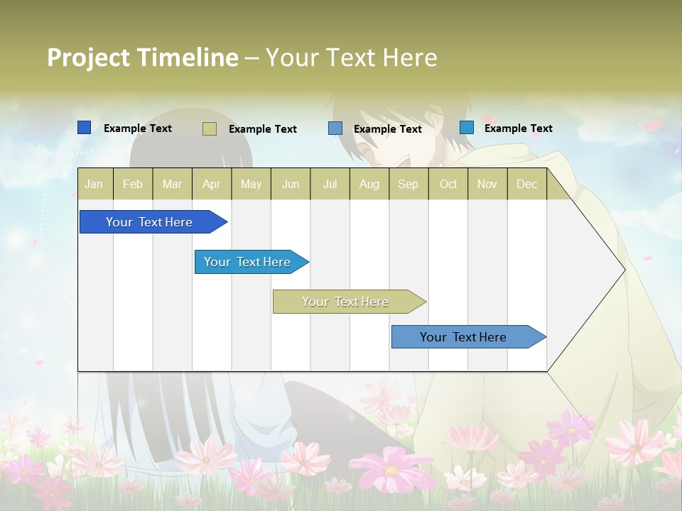 A Couple Of People Standing Next To Each Other PowerPoint Template