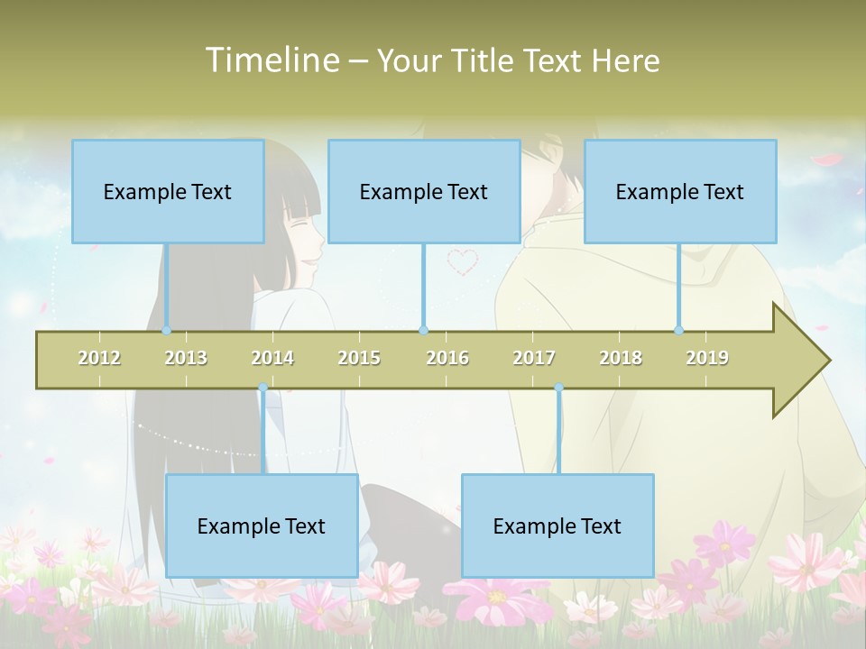 A Couple Of People Standing Next To Each Other PowerPoint Template