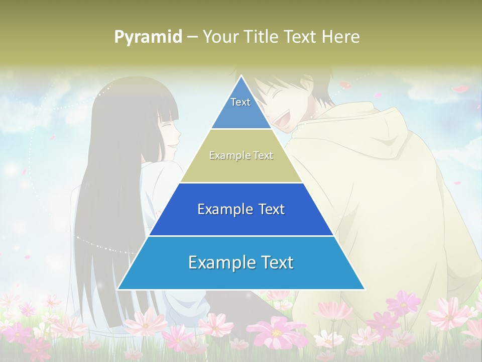 A Couple Of People Standing Next To Each Other PowerPoint Template