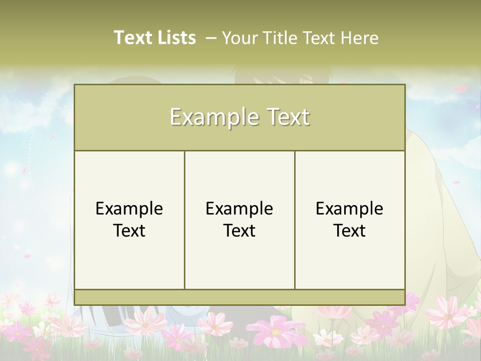 A Couple Of People Standing Next To Each Other PowerPoint Template