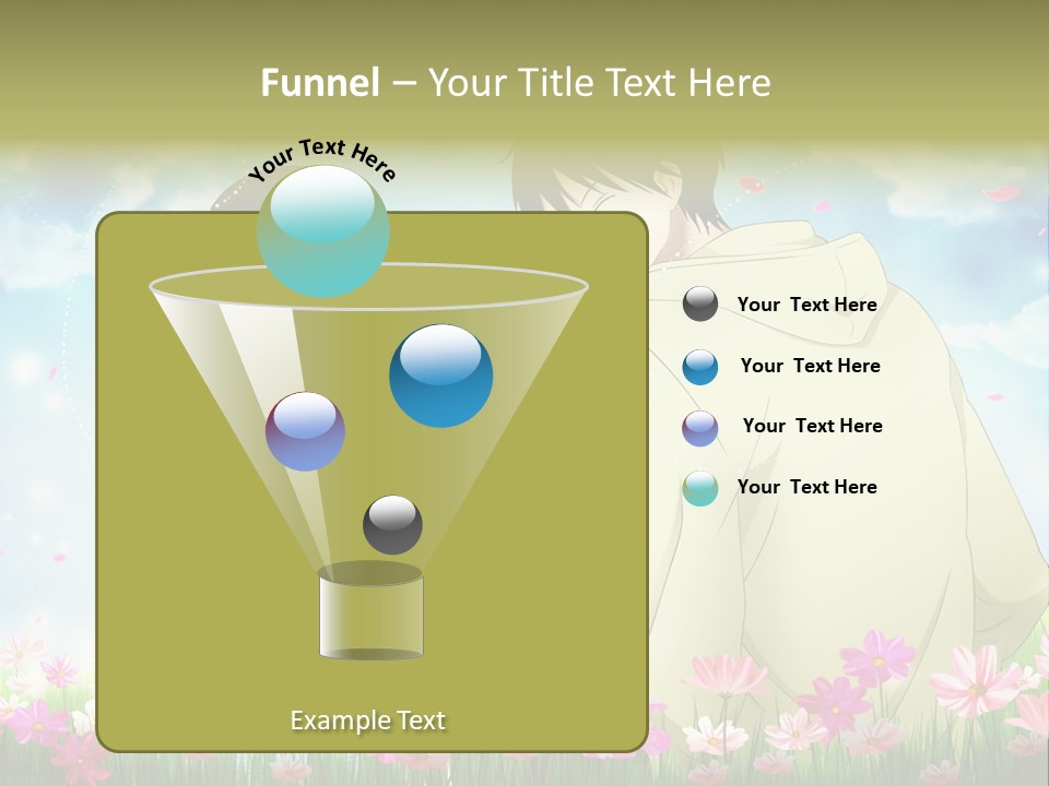 A Couple Of People Standing Next To Each Other PowerPoint Template