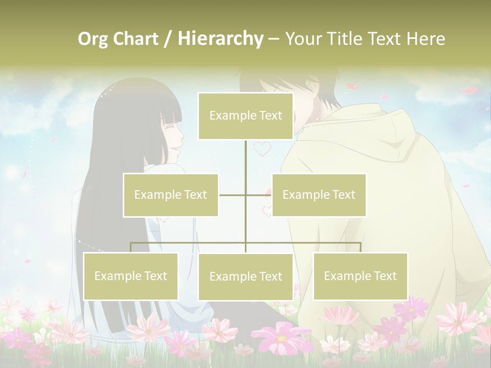 A Couple Of People Standing Next To Each Other PowerPoint Template