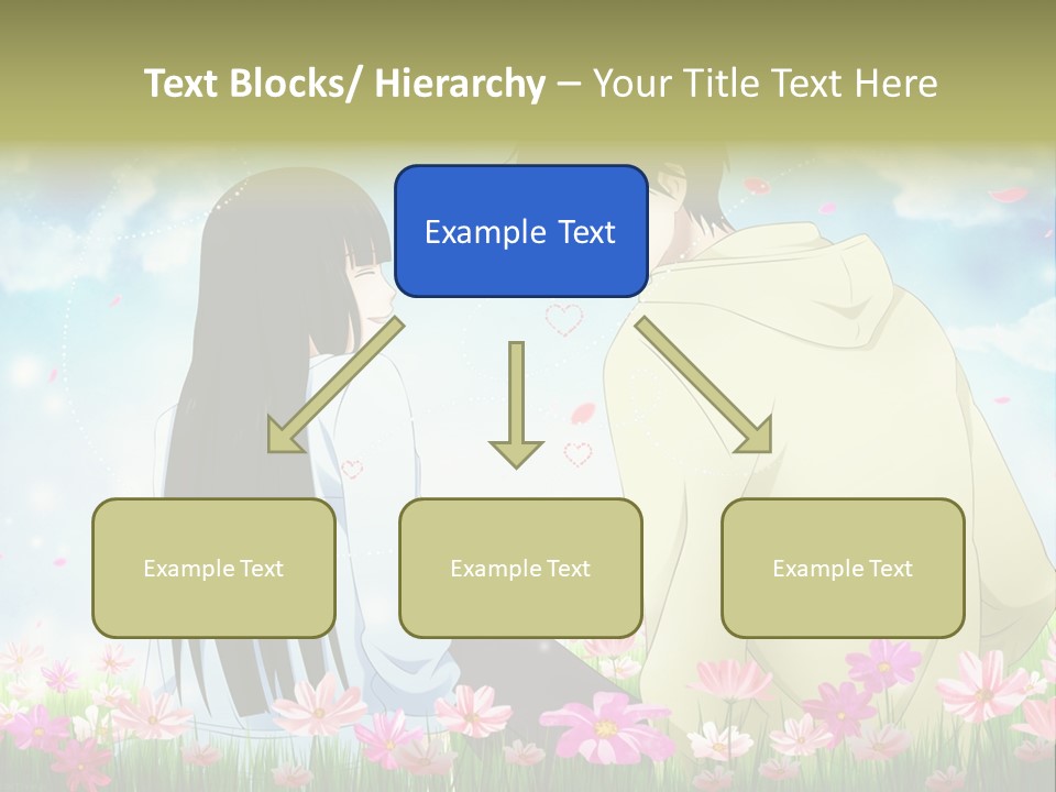 A Couple Of People Standing Next To Each Other PowerPoint Template