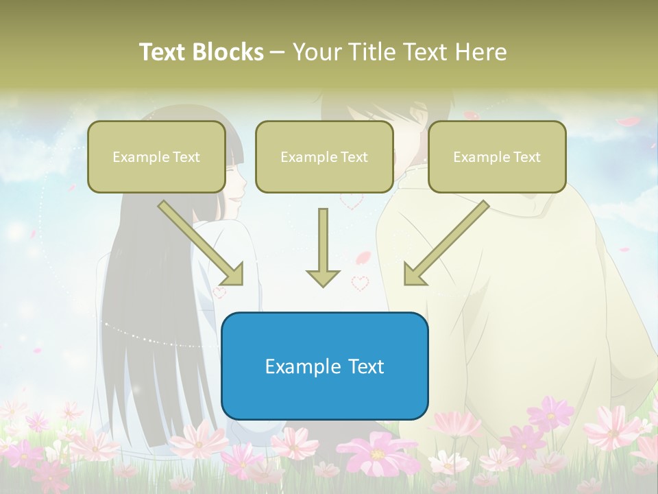 A Couple Of People Standing Next To Each Other PowerPoint Template