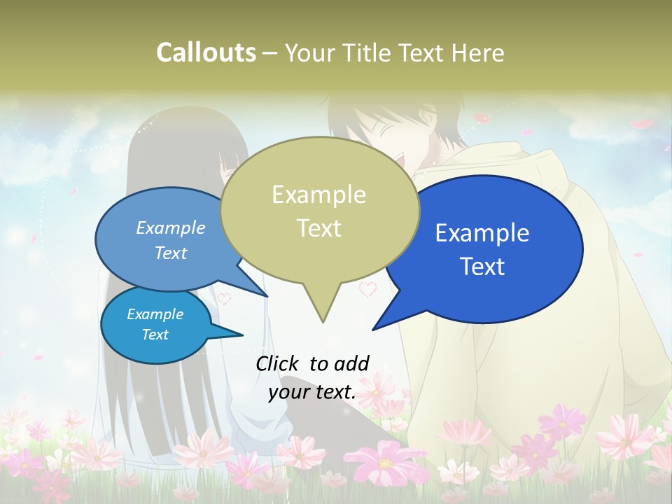 A Couple Of People Standing Next To Each Other PowerPoint Template